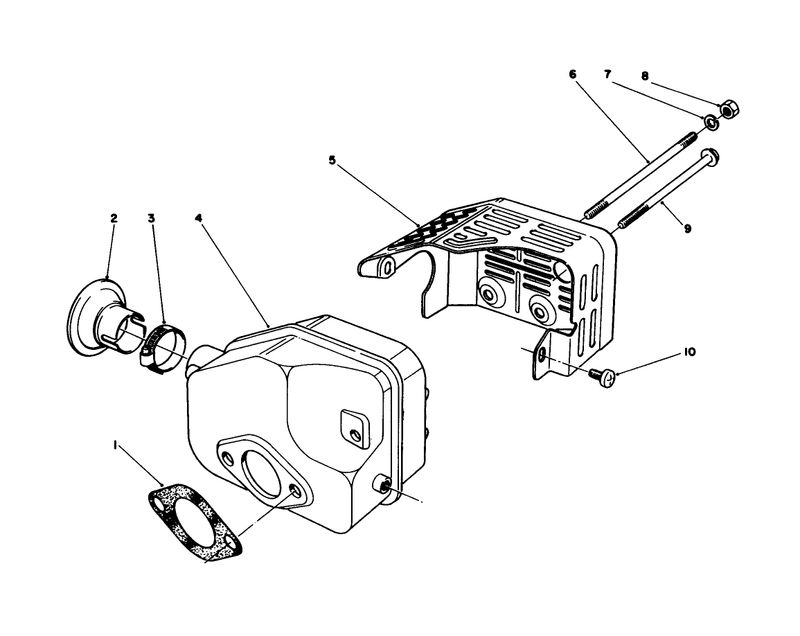 Muffler Assembly model No 47ph7