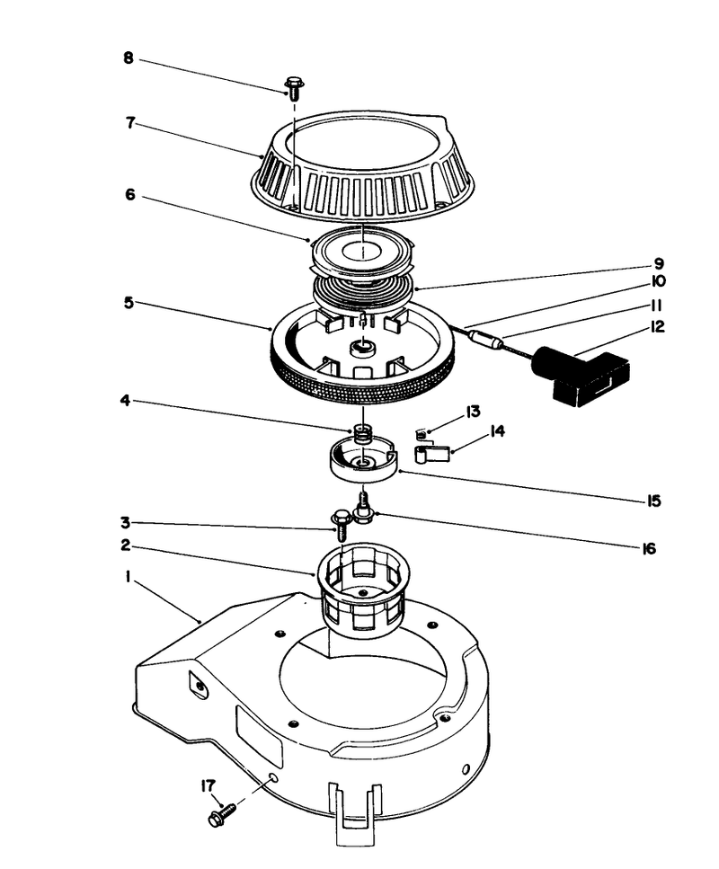 Recoil Assembly model No 47ph7