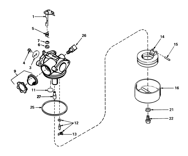 Carburetor No 632050a