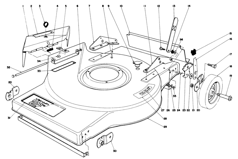 Mower Housing Assembly Model 16800