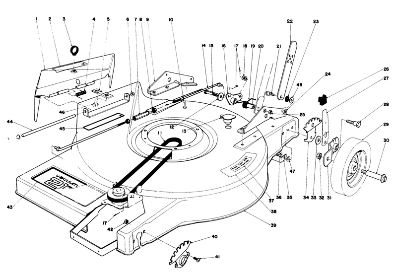 Mower Housing Assembly Model 16810