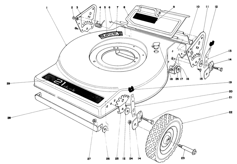 Mower Housing model No 16820