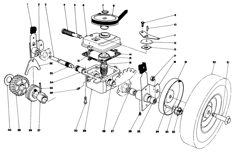 Gear Case Assembly Model 16870