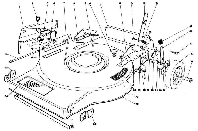 Mower Housing Assembly Model 16860