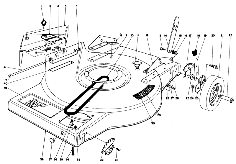 Mower Housing Assembly Model 16870