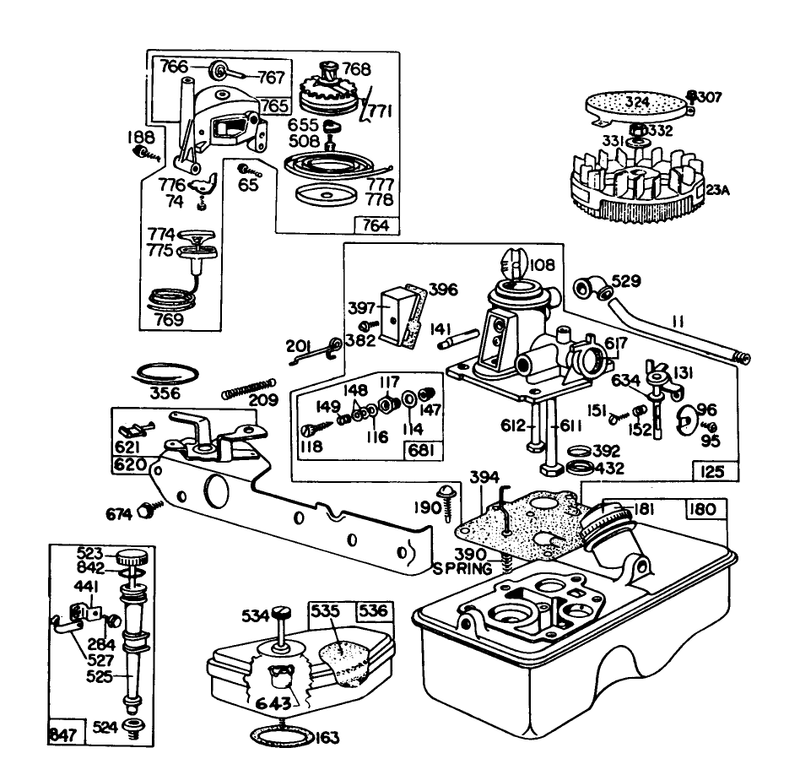 Engine Model No 92908 2059 01