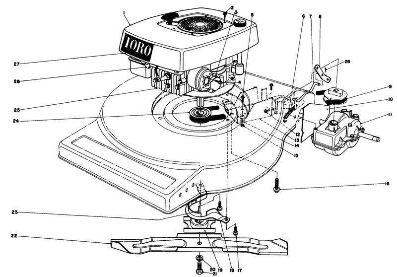 Engine Assembly model No 16890