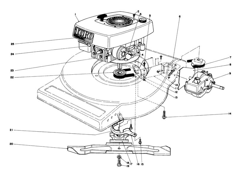Engine Assembly model No 16890