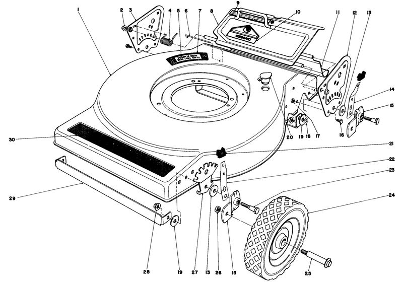 Mower Housing model No 16880