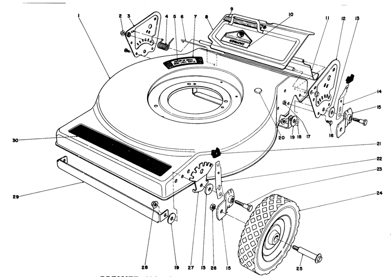 Mower Housing model No 16880