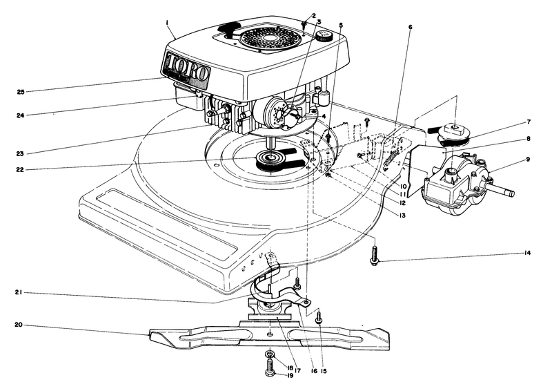 Engine Assembly model No 16890