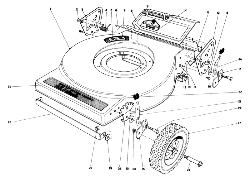 Mower Housing model No 16880