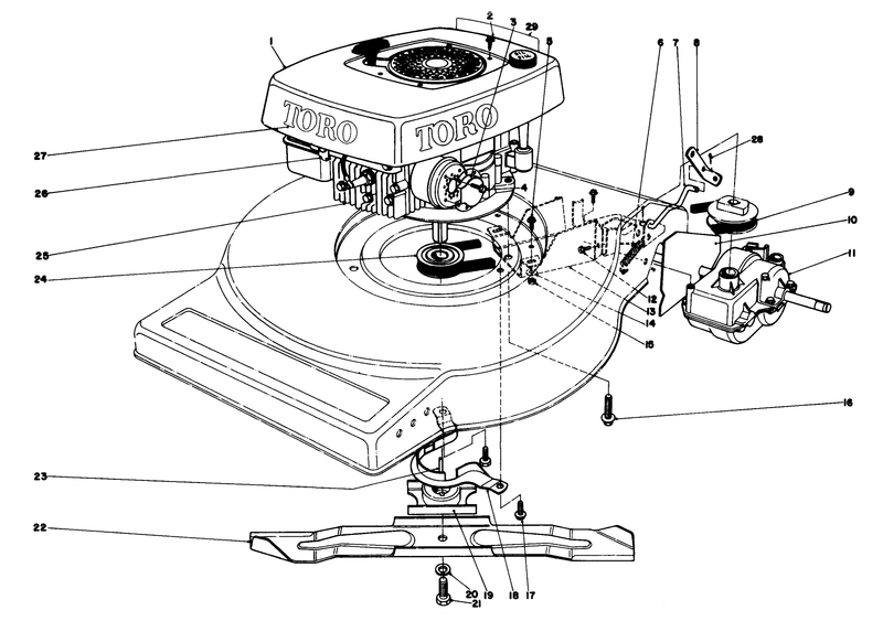 Engine Assembly model No 16940