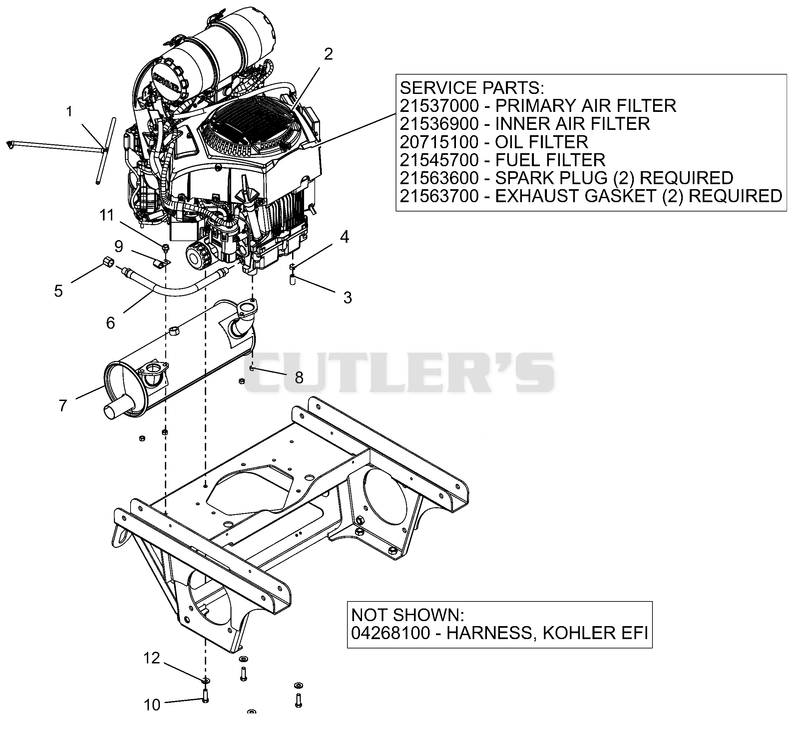 Engine - Kohler ECV860 EFI