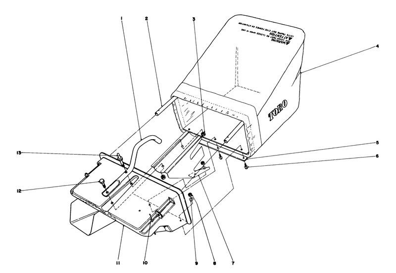 Grass Catcher Assembly model No 16930 and 16940