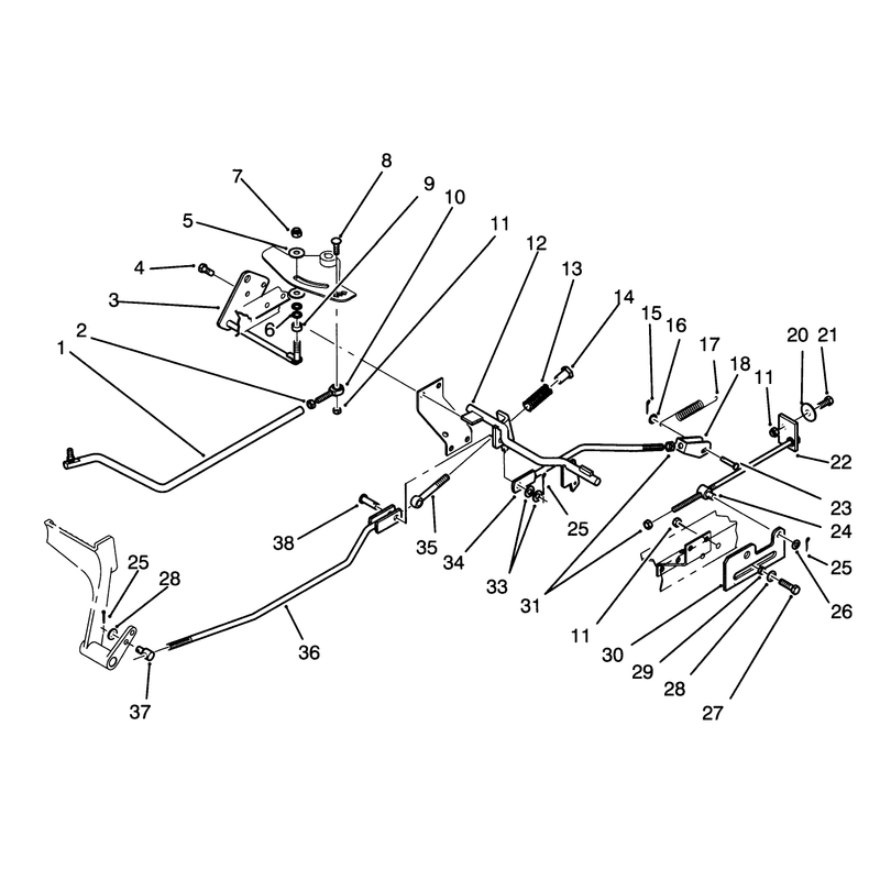 Brake and Hydro Linkage