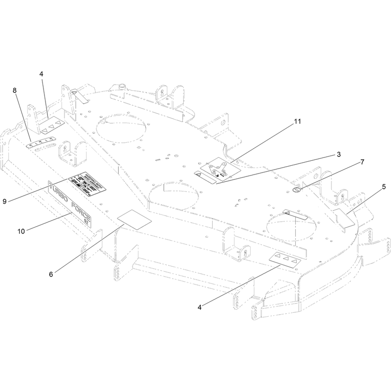 Deck Decal Assembly No 114-4487
