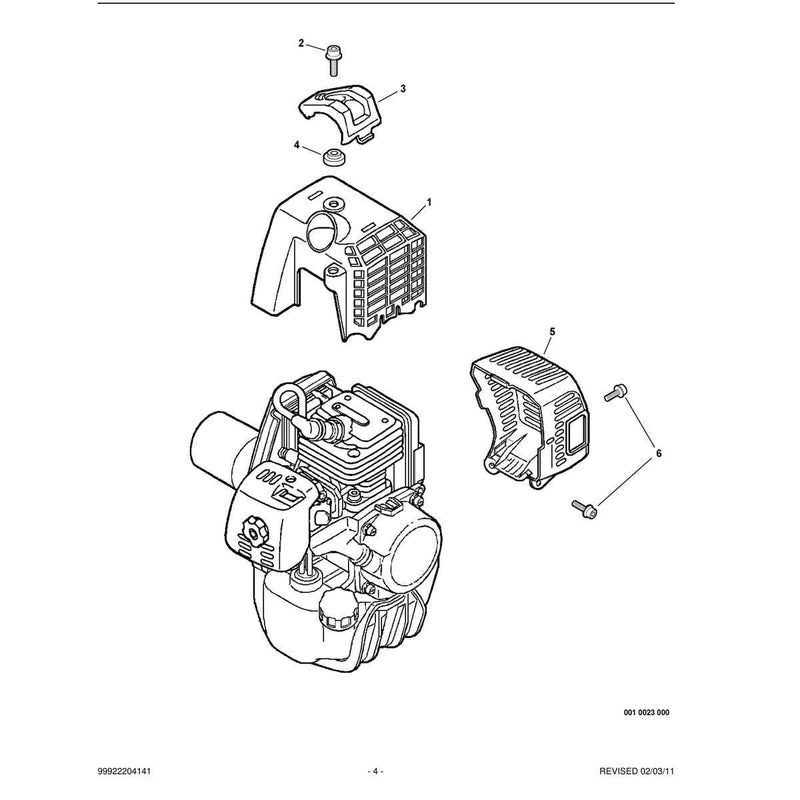 Engine Cover, Exhaust Cover