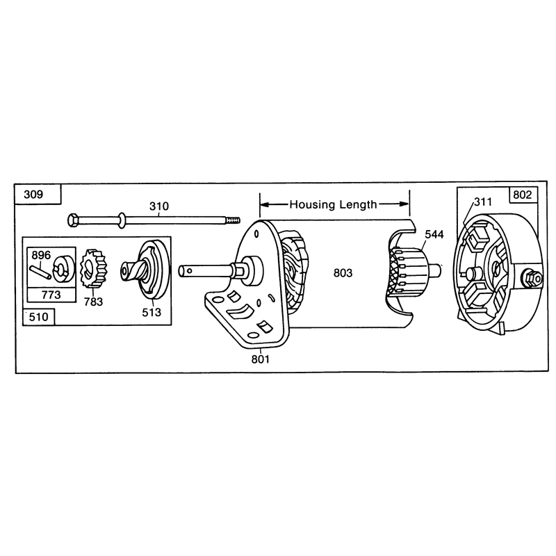 Starter Motor Assembly