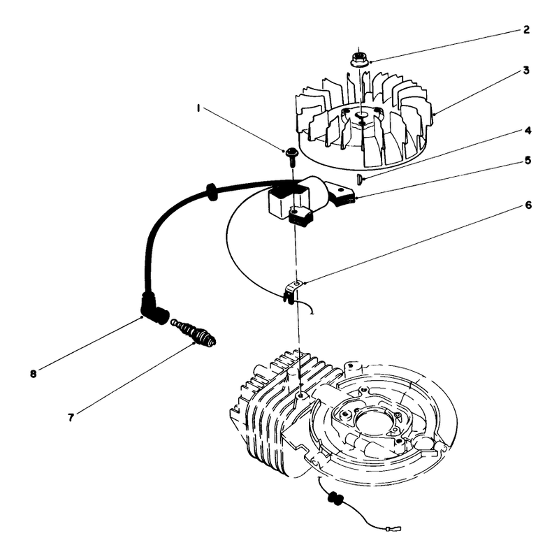 Flywheel and Magneto Assembly