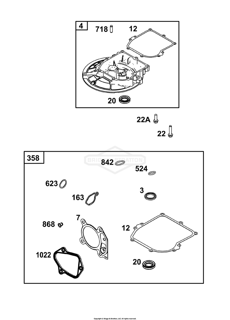 Crankcase Cover/Sump Group
