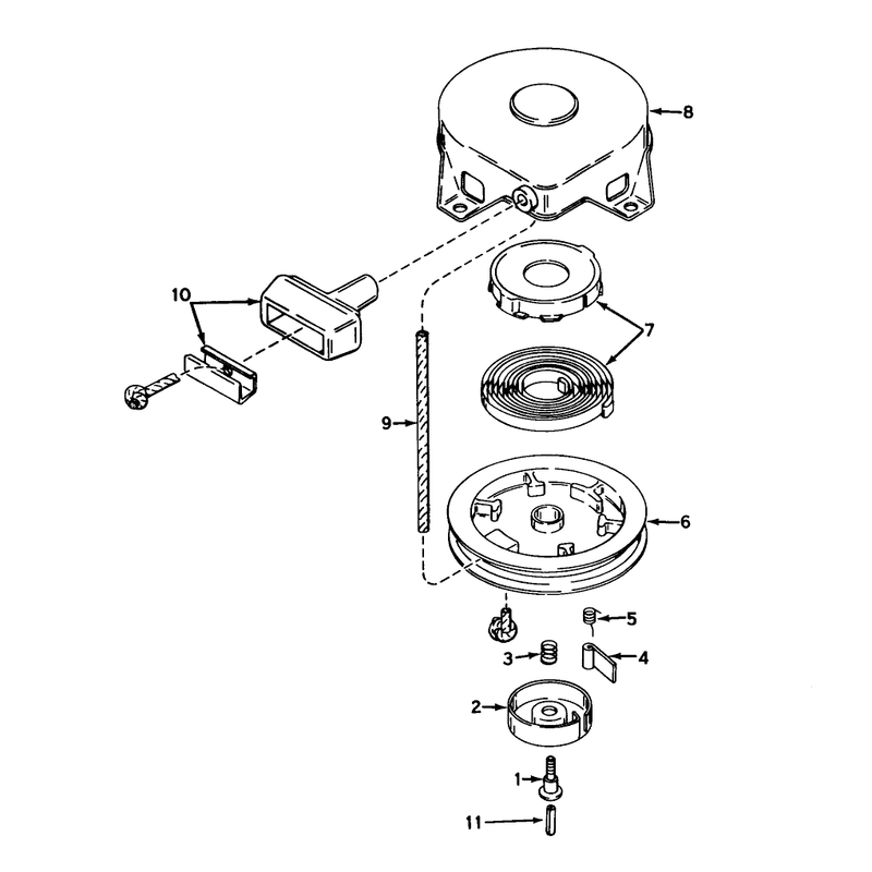 Rewind Starter No. 590420 (recoil)