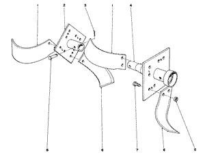 Toro 17-8620 Slasher Tines, Tillers Attachment Parts Diagram
