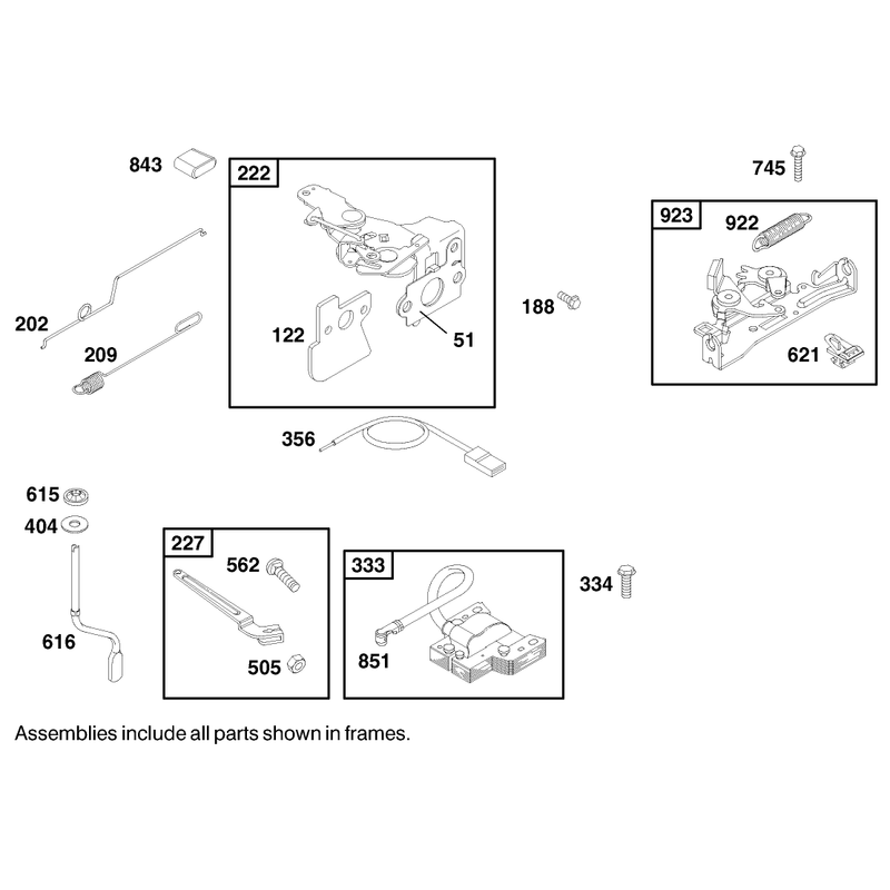 Engine Briggs and Stratton Model 122602-0150-E1