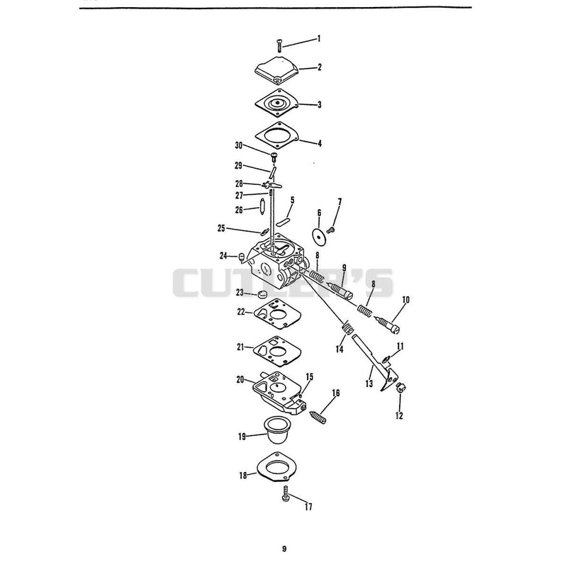 Carburetor C1U-K23A Includes The Following Items