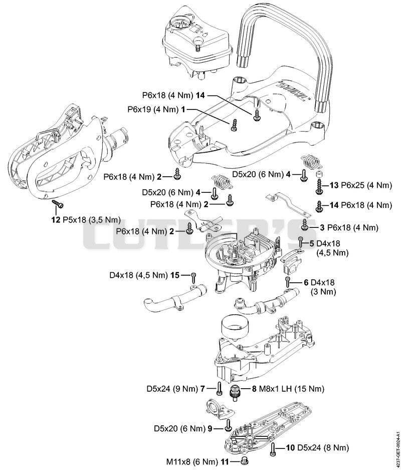 Tightening torques