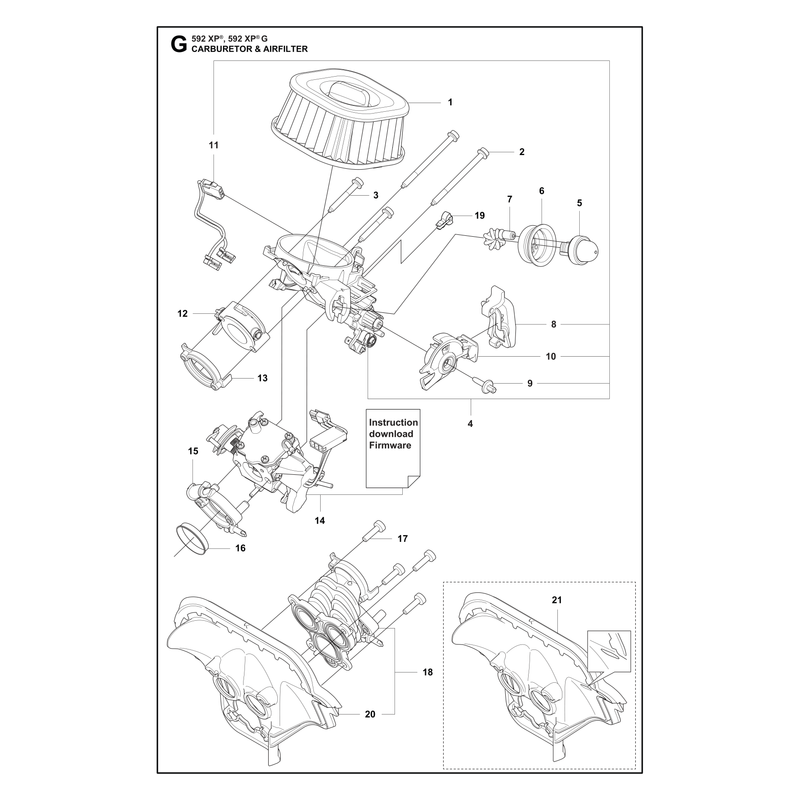 CARBURETOR AND AIR FILTER