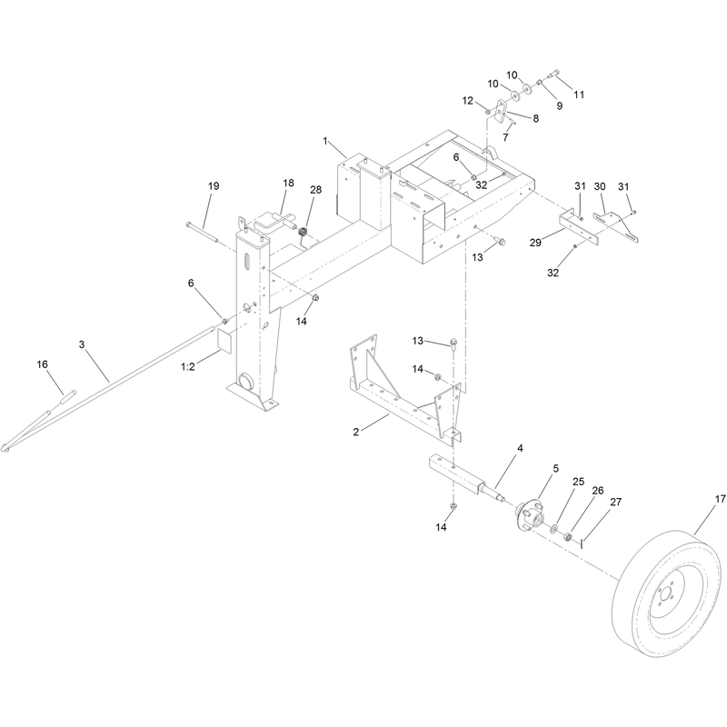 Frame and Axle Assembly