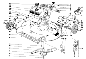 Toro 17201 Whirlwind Mower (Serial #: 9000001 - 9999999) Parts Diagram