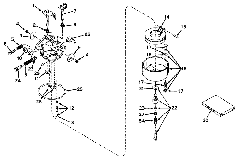 Carburetor No 631242