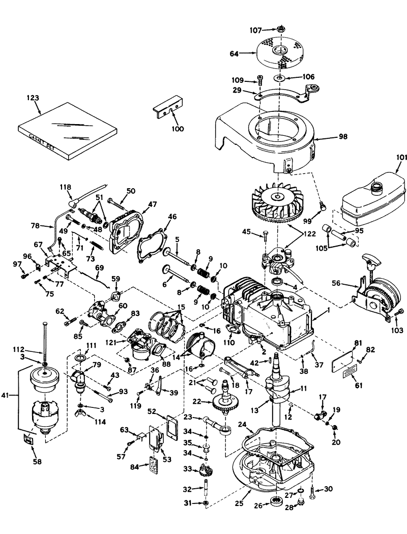 Engine Model No Lav30 30444h