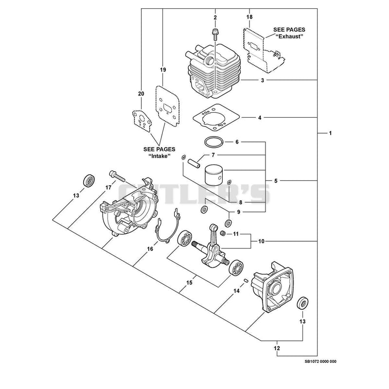 Engine, Short Block -- SB1072