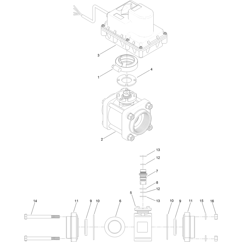 Water Shutoff Valve Assembly No. AU8HV29033