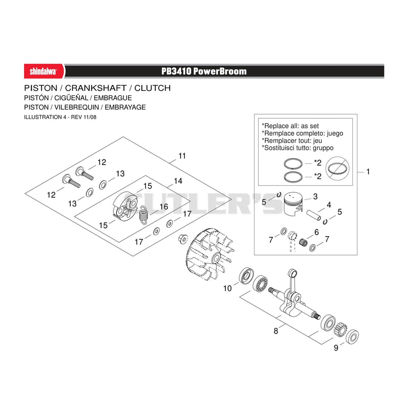 PISTON / CRANKSHAFT / CLUTCH