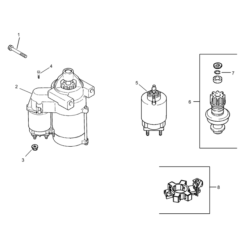 Starter Assembly Kohler CV20S PRO 65593