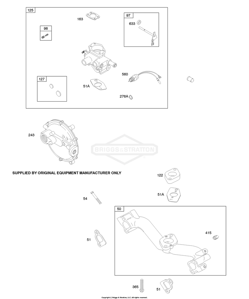 Carburetor, Intake Manifold