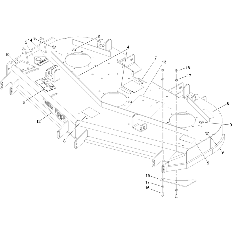 Deck Assembly No 107-3974