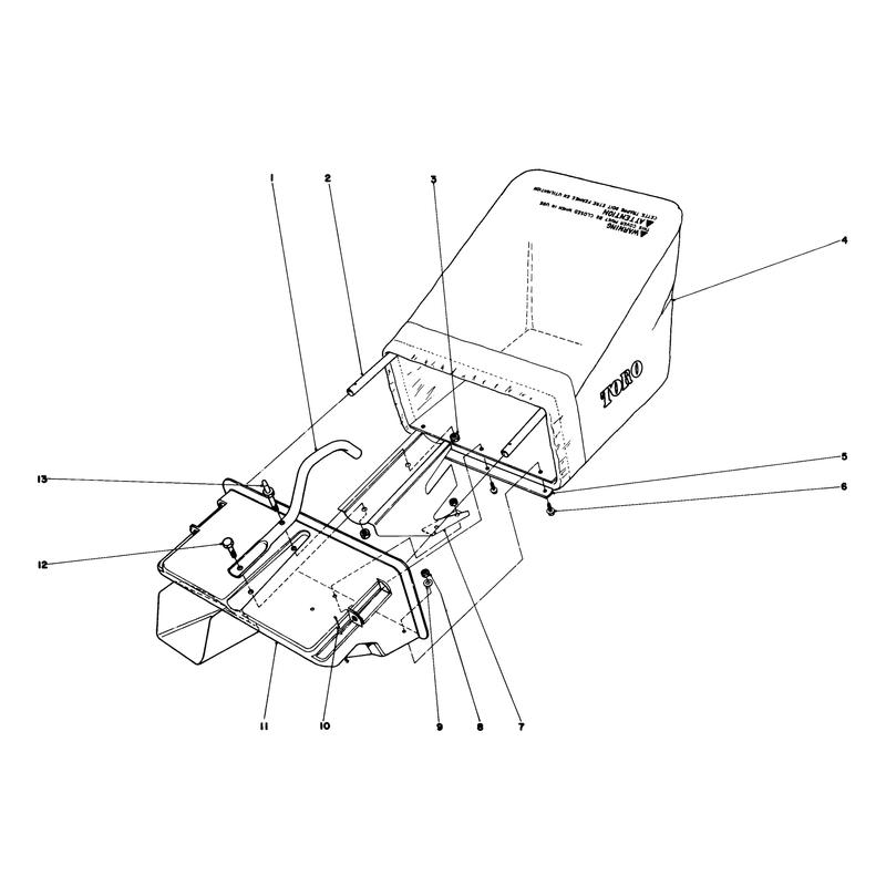 Grass Catcher Assembly Model No 16930 and 16940