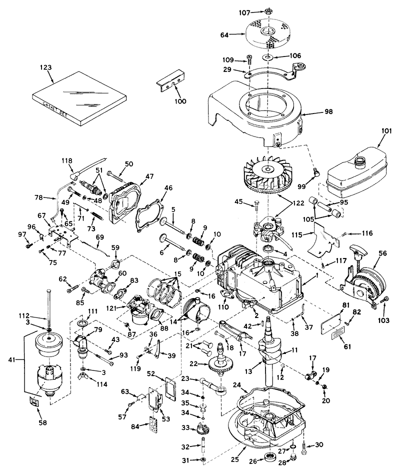 Engine Model No Lav35 40458h