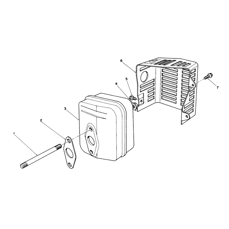 Muffler Assembly Model No Vml0-7