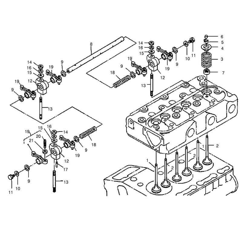 Valve and Rocker Arm Assembly