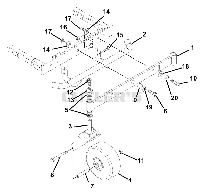 Front Axle, Tires And Bumper