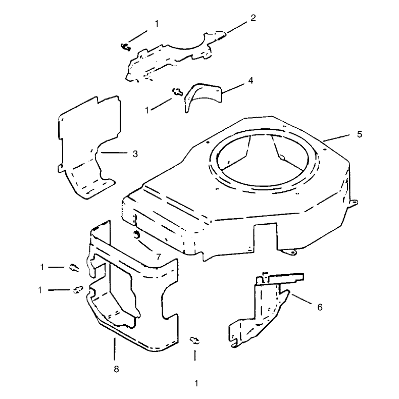 Blower Housing and Baffles