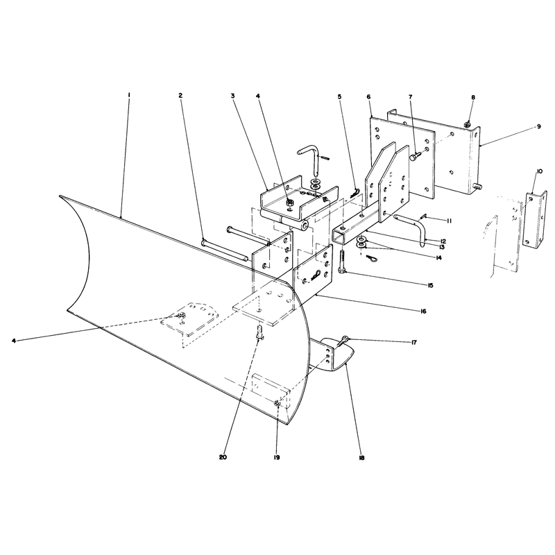 Grader Blade Assembly Model 59099 (optional)