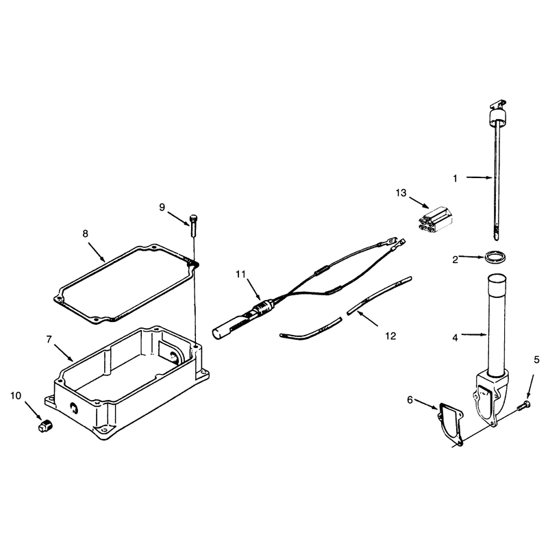 Oil Pan and Dipstick