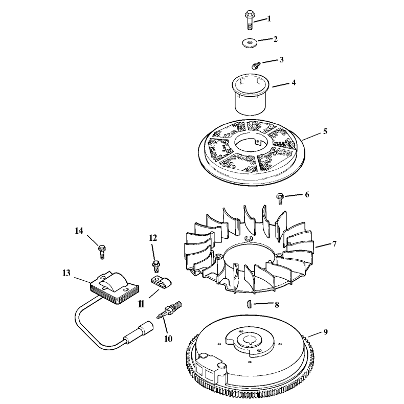 Ignition and Electrical Assembly Kohler CV15T-41608